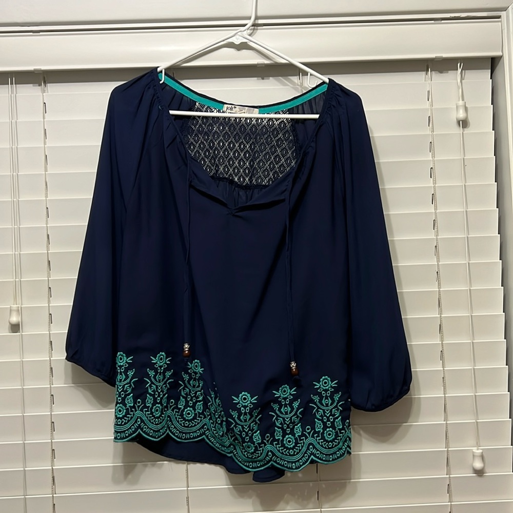 Navy blue tunic